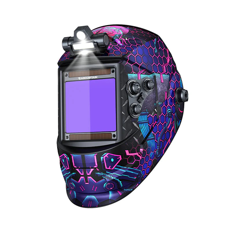 CozyCraft X200 Auto Dark True Color Welding Helmet with LED Light