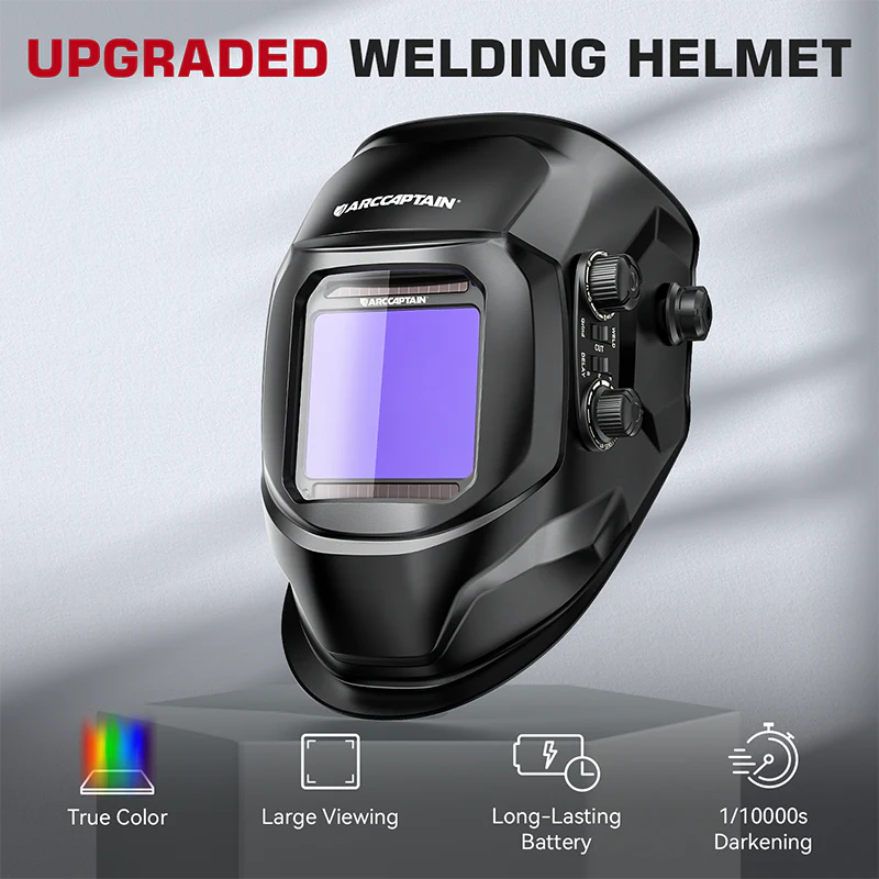 VisionMax X200 True Color Auto Darken Welding Helmet 3.94"X3.66"